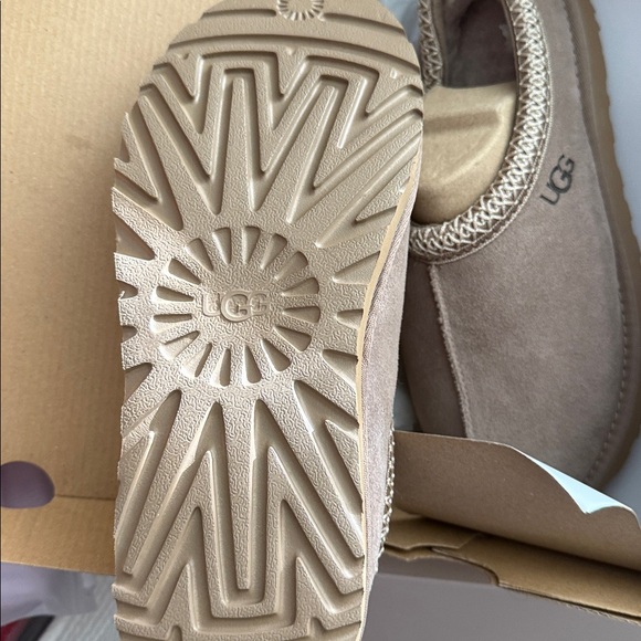 UGG Beige Suede Slip-On Loafers - Picture 3 of 4